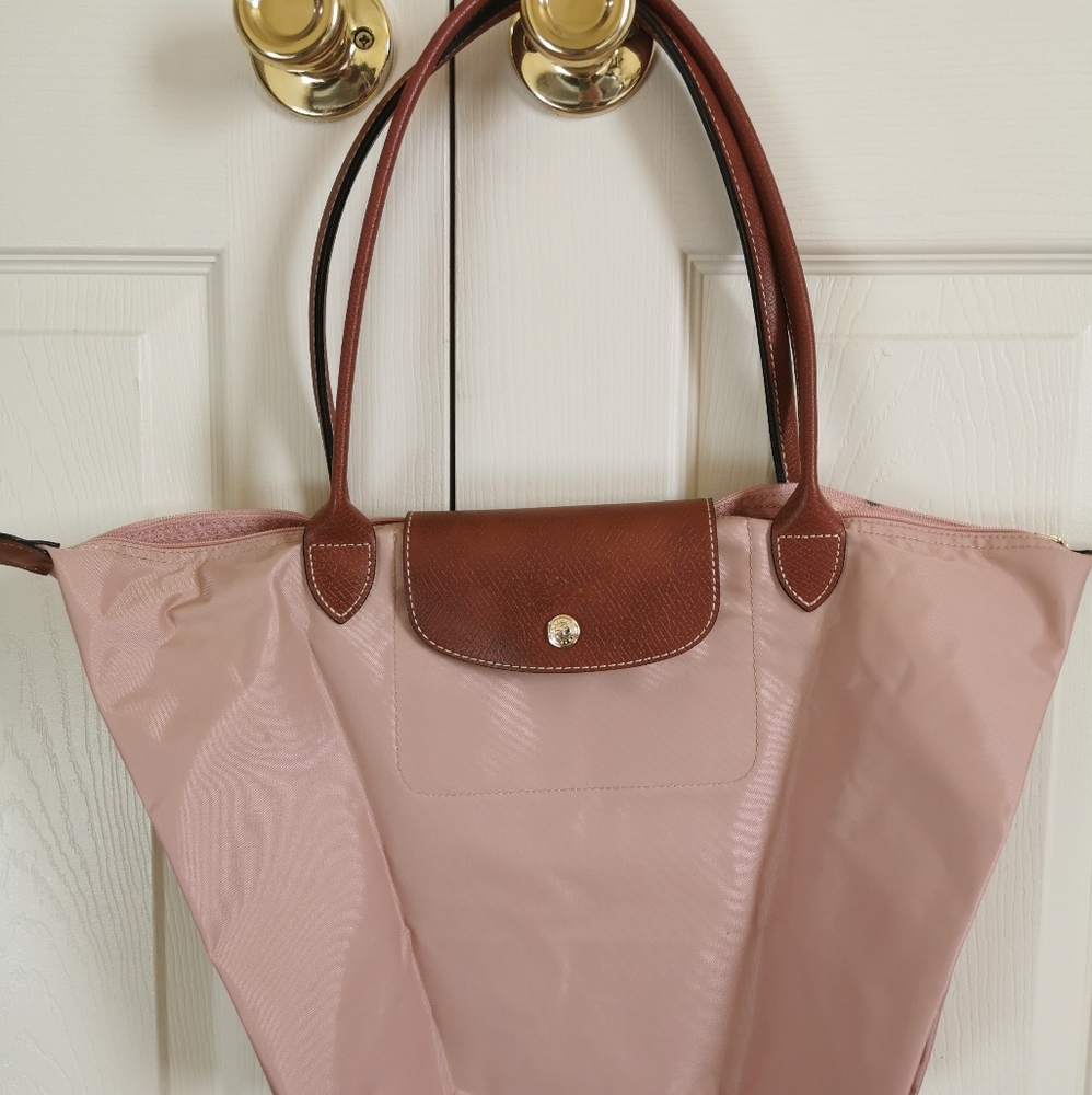 Longchamp shoulder bag tote pink